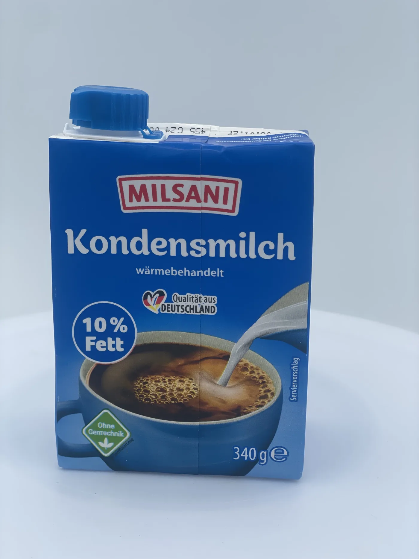 Lait concentré non sucré